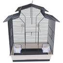 Interzoo vogelkooi Iza 2, Zwart/Beige - Dierplezier.nl