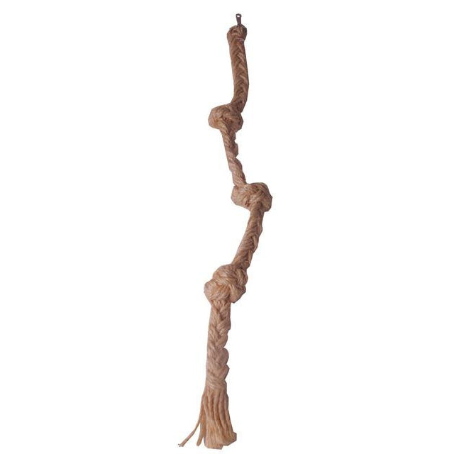 klimtouw gevlochten, ± 100 cm lang. - Dierplezier.nl