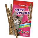 Sanal kat soft sticks zalm en forel, pak a 3 stuks.