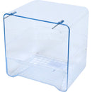 Vogel badhuisjes  Vogels Badhuis transparant met metalen haakjes.