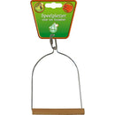 Schommeltje, chroom met stokje. - Dierplezier.nl