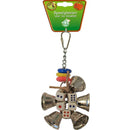 Vogelspeelgoed dobbelstenen met bellen, 16 cm - Dierplezier.nl