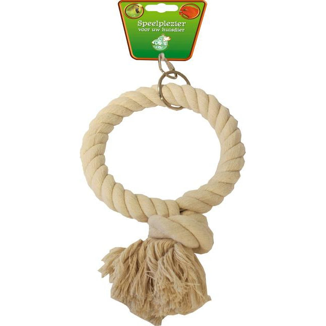 Katoenen touwringen klein Ø 13 cm, 1-rings. - Dierplezier.nl