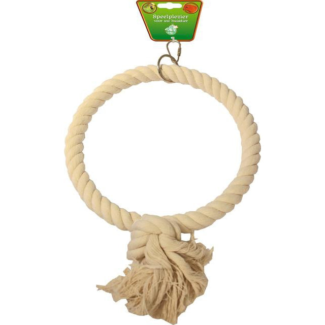 Katoenen touwringen medium Ø 21 cm, 1-rings. - Dierplezier.nl