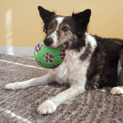 Hondenspeelgoed Kong hond Sneakerz sport soccer ball, medium