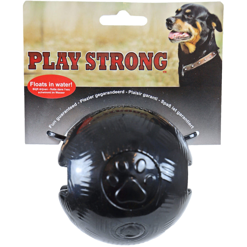 Play Strong rubber ballen zwart.