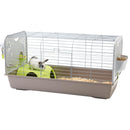 Savic konijnenkooi Caesar 3 Knock Down de Luxe, zilvergrijs.