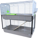 Savic konijnenkooi Caesar 3 dubbel 100 cm Knock Down, lichtgrijs.