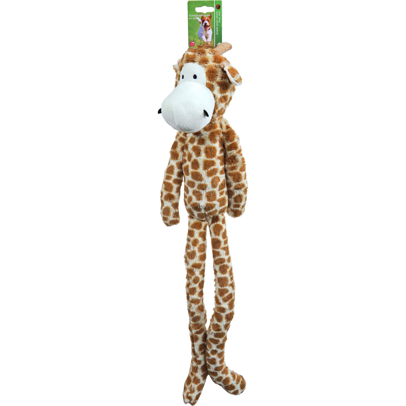 Hondenspeelgoed Boon XXL giraffe pluche met piep, 70 cm.