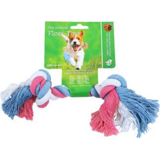 Floss-toy,s blauw/roze/wit