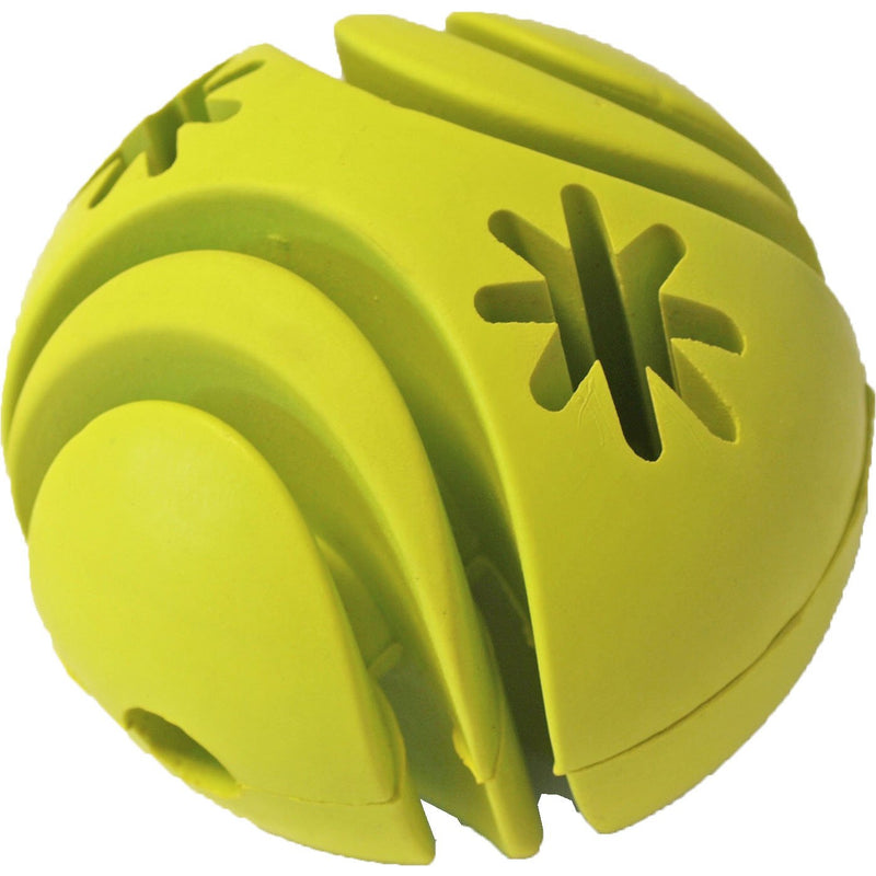 Boon hondenspeelgoed rubber snackbal 10 cm, groen.