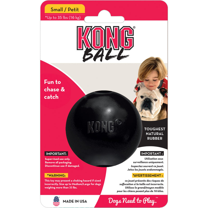 Kong hond Extreme rubber Ballen zwart