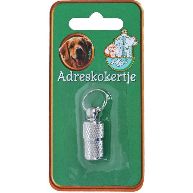 Boon Adreskoker chroom hond 26 mm - Dierplezier.nl
