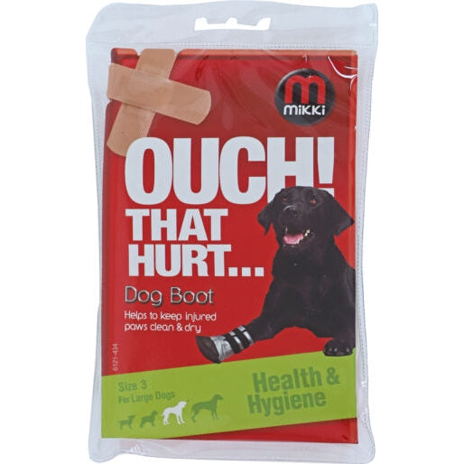 Mikki dog bescherm schoenen zwart/grijs