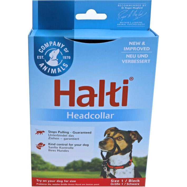 Halti,s headcollar zwart