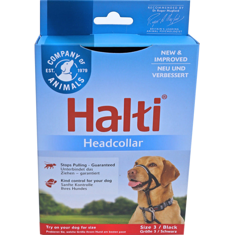 Halti,s headcollar zwart