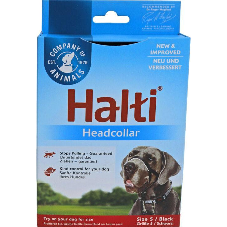 Halti,s headcollar zwart