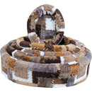 Honden/Katten Manden Teddy hondenmand geblokt