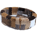 Honden/Katten Manden Teddy hondenmand geblokt