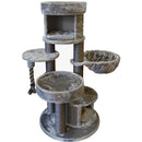 Krabpaal/klimmeubel Krabpaal Boony Kamet grijs/antraciet, 135 cm.