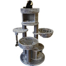 Krabpaal/klimmeubel Krabpaal Boony Kamet grijs/antraciet, 135 cm.