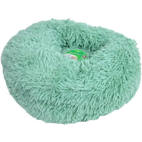 Honden/kattenmanden Boon donut supersoft mintgroen, 50 cm.