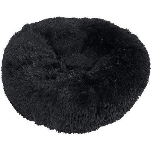 Honden/Katten Manden Boon donut supersoft donker zwart, 50-65-85 Cm