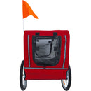 Honden fietskar Fietskar Boon fietskar Runner 2, rood/grijs