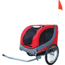 Honden fietskar Fietskar Boon fietskar Runner 2, rood/grijs