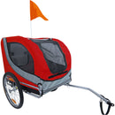 Honden fietskar Fietskar Boon fietskar Runner 2, rood/grijs