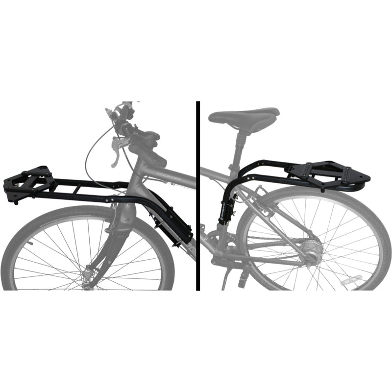 Doggy Ride britch front-/rearrack met basket adapter.