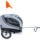 Honden fietskar Fietskar Boon fietskar Runner 1, lichtgrijs/antraciet.