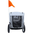 Honden fietskar Fietskar Boon fietskar Runner 1, lichtgrijs/antraciet.