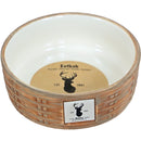 Boony "Est 1941" eetbak steen wicker sand