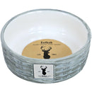 Boony "Est 1941" eetbak steen wicker grey