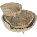 Honden/katten manden  'Est 1941' rotan mand ovaal