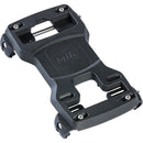 Basil fietsmand Buddy met kussen voor achterop, blauw.