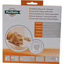 Petsafe kattenluik met magneetslot 932 wit. inclusief muismodel zender - Dierplezier.nl