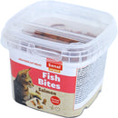 Sanal kat fish bites cups, 75 gram - Dierplezier.nl