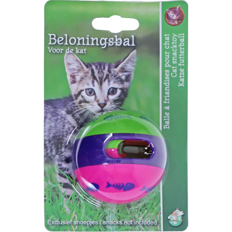 Kattenspeelgoed Boon beloningsbal kat op blister, Ø 6 cm.