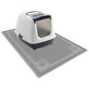 Uitloop/protectie mat grijs, 90x60 cm.