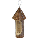 Vogelhuis Buitenvogel  Wintervogelhuis Pindahouder 'natural' rond met puntdak hangbaar, 31 cm.