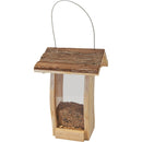 Vogelhuis Buitenvogel  Wintervogelhuis Voedersilo 'natural' 2-zijdig hangbaar, 30 cm.