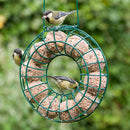 Vogelhuis Buitenvogel  Wintervogelhuis Metalen mezenbolhouder rond groen, 25x Ø 7 cm. ( exclusief mezenbollen )