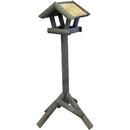 Vogelhuis Buitenvogel  Wintervogelhuis Voederhuis Charlie bruin mini met stro dak.