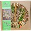 Vogelvoeders Buitenvogels Voederkrans met pindanet en decoratie