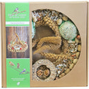 Vogelvoeders Buitenvogels Voederplatform met pindanet, mezenbol en vetring.