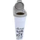 Honden voeder/kattenbakken Moderna plastic voorraadbox Trendy Story 5 liter ‘Pet Wisdom’.