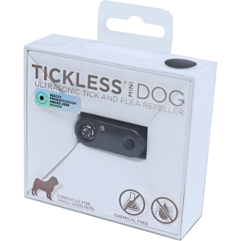 Vlooien teken mini Tickless dog teek en vlo verjager, zwart.