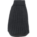 Hondentrui honden-kabeltrui zwart